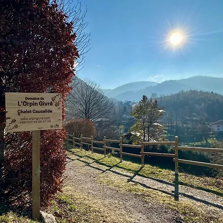 Semesterbostad Chalet Caucalide Avec Cheminee, Sauna, Terrasse Plein Sud & Jolie Vue Montagne Ventron